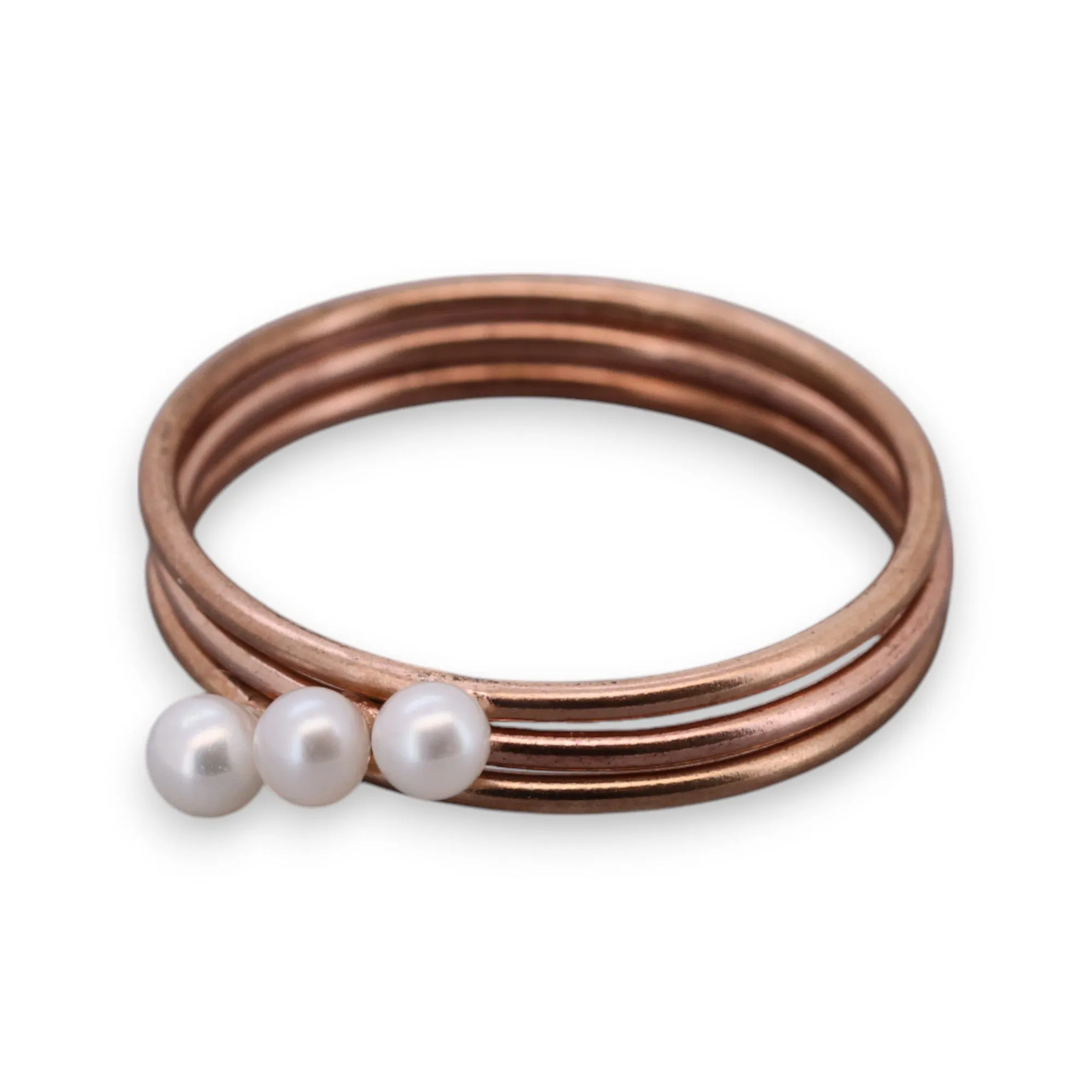 🔗 Stacking / Stackable Ring (with Pearl)