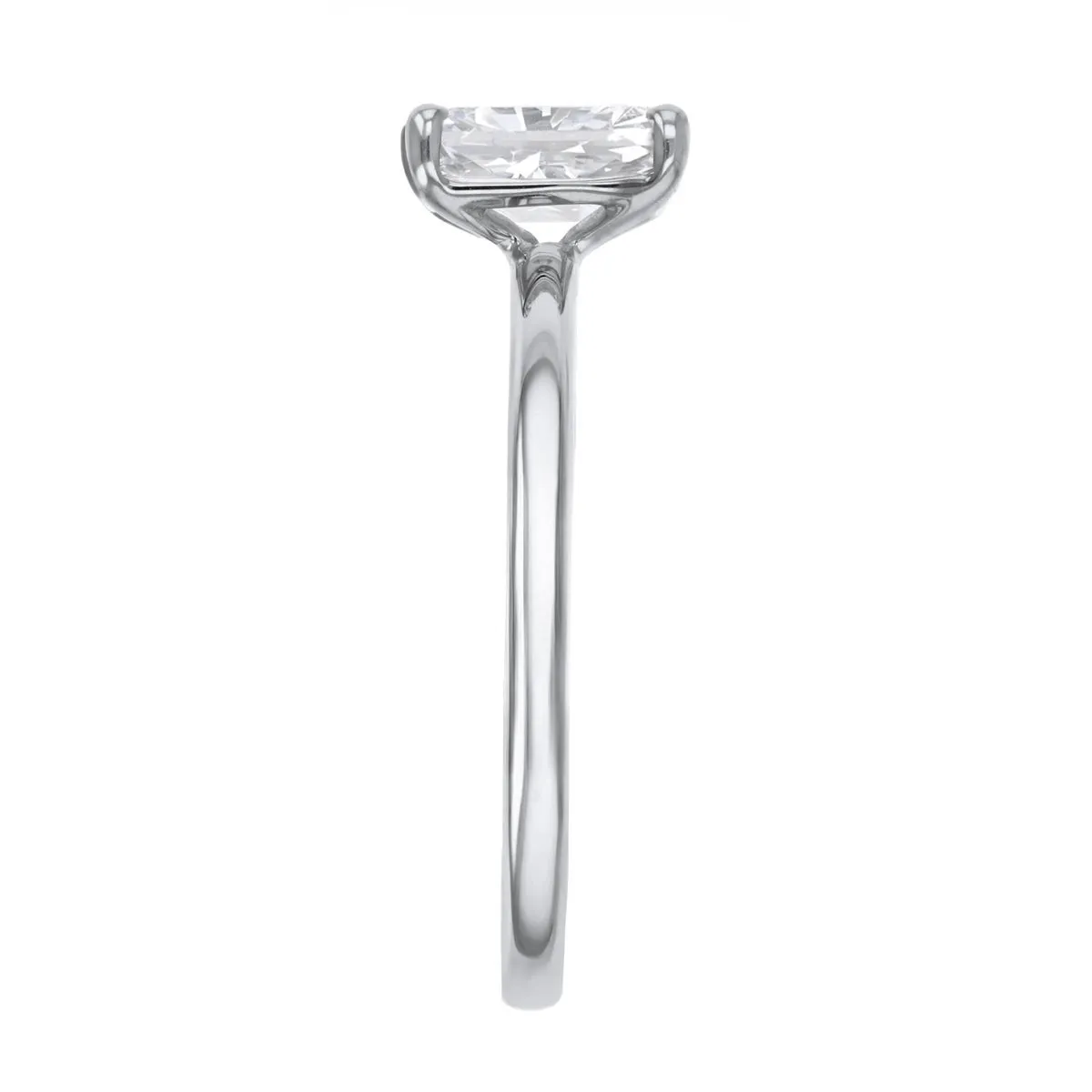 0-25ct Sofia Radiant Cut Diamond Solitaire Engagement Ring | 18ct White Gold
