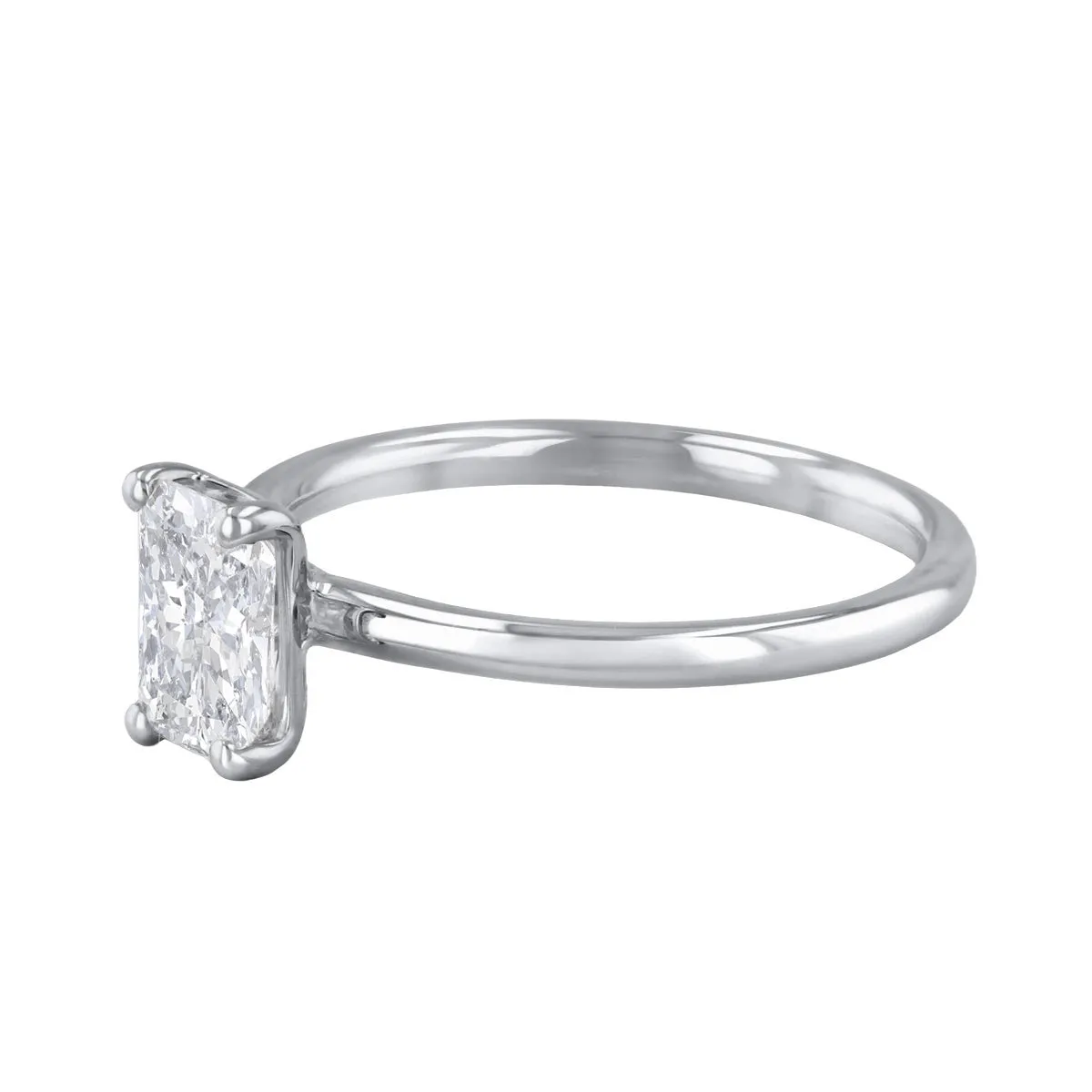 0-25ct Sofia Radiant Cut Diamond Solitaire Engagement Ring | 18ct White Gold