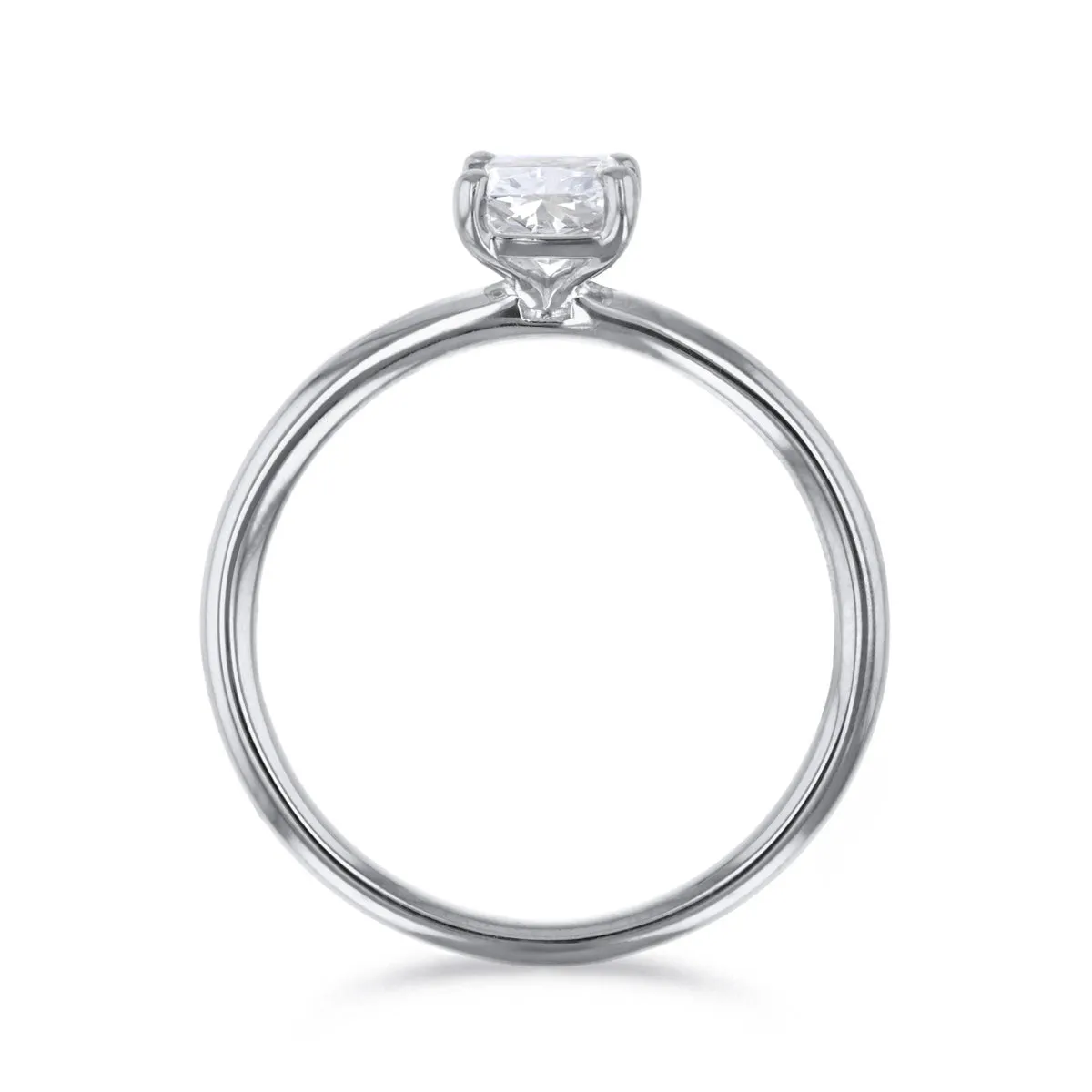 0-25ct Sofia Radiant Cut Diamond Solitaire Engagement Ring | 18ct White Gold