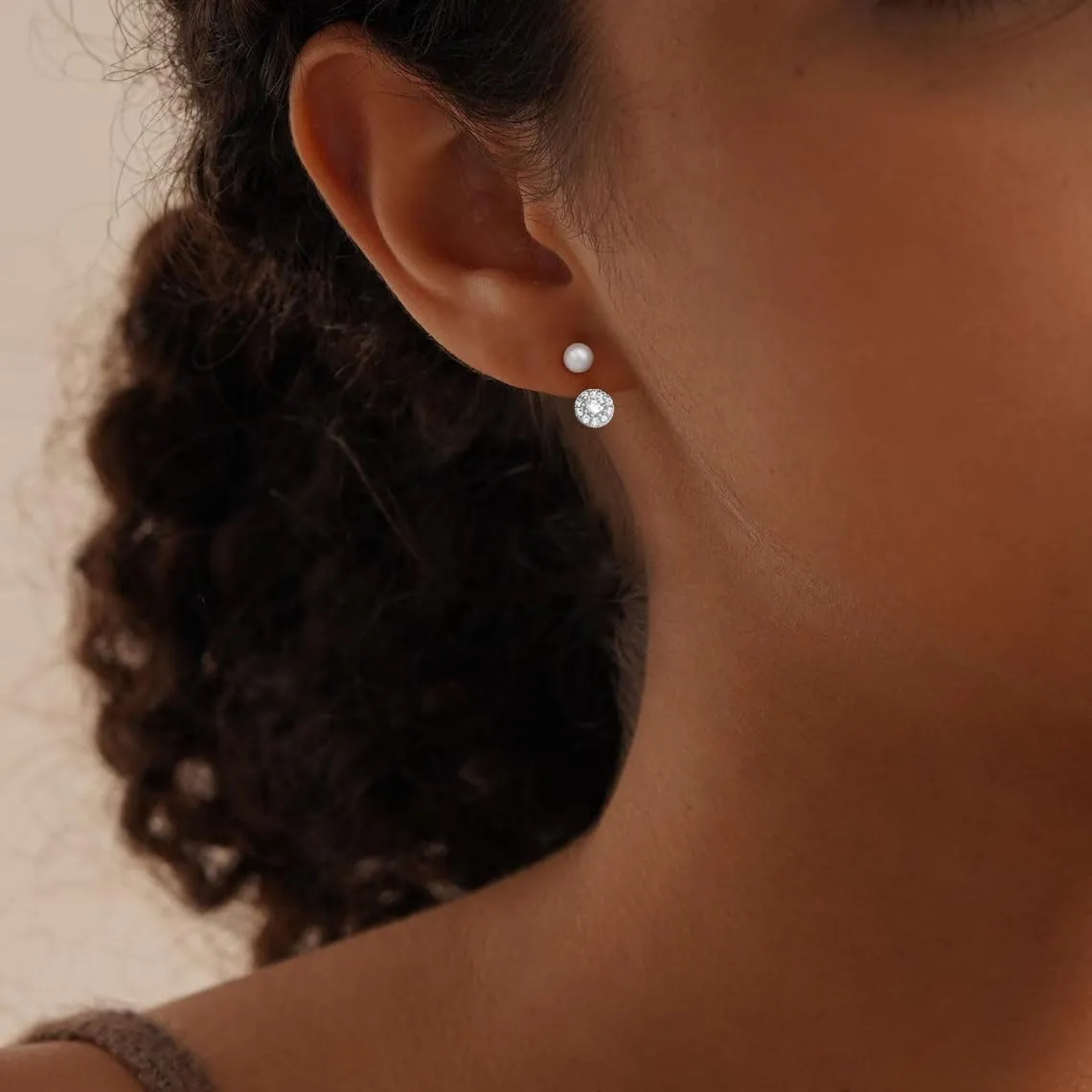 14K Gold Plated Earrings for Women Dainty Hypoallergenic Diamond Hoop Earring Minimalist Sparkly Cubic Zirconia Earrings Jewelry for Gifts