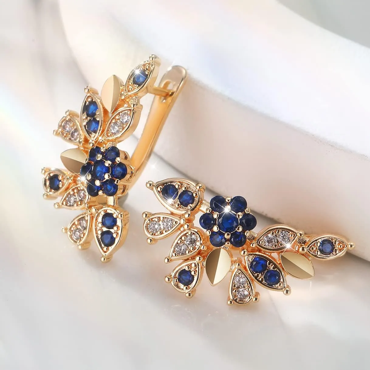 18K Gold Earrings for Women Trendy, Butterfly Earrings for Women Gold Hoop Earrings, Gold Butterfly Earrings Hypoallergenic Stud