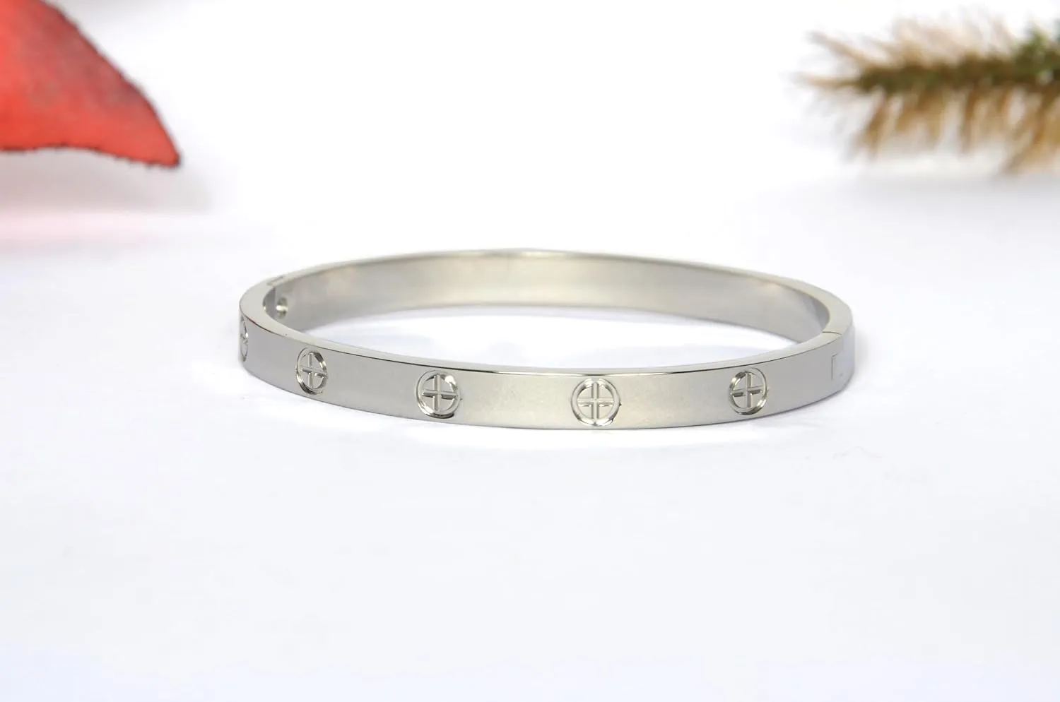 18k Gold Plated Bracelet for Women, Non Tarnish Stainless Steel Jewelry with Crystal Cubic Zirconia Stones. Trendy Love Friendship Designer Bracelet Jewelry Gift.