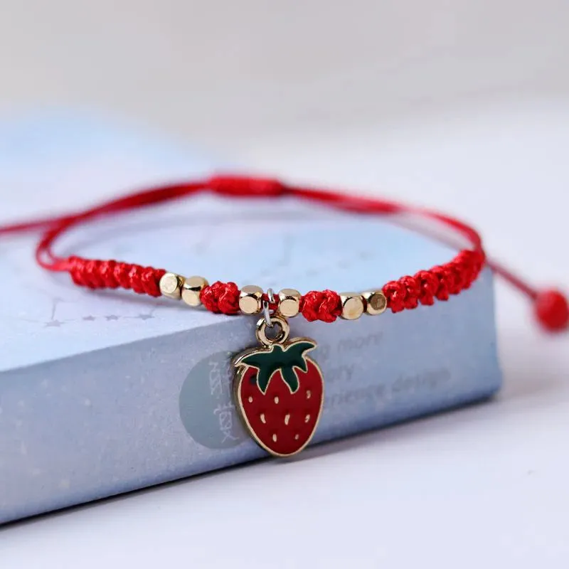 1pcs Handmade Braided Bracelet Colorful Thread Good Luck Charm Rope Bracelet For Women Men Knots Red Rope Woven Bracelets Gift