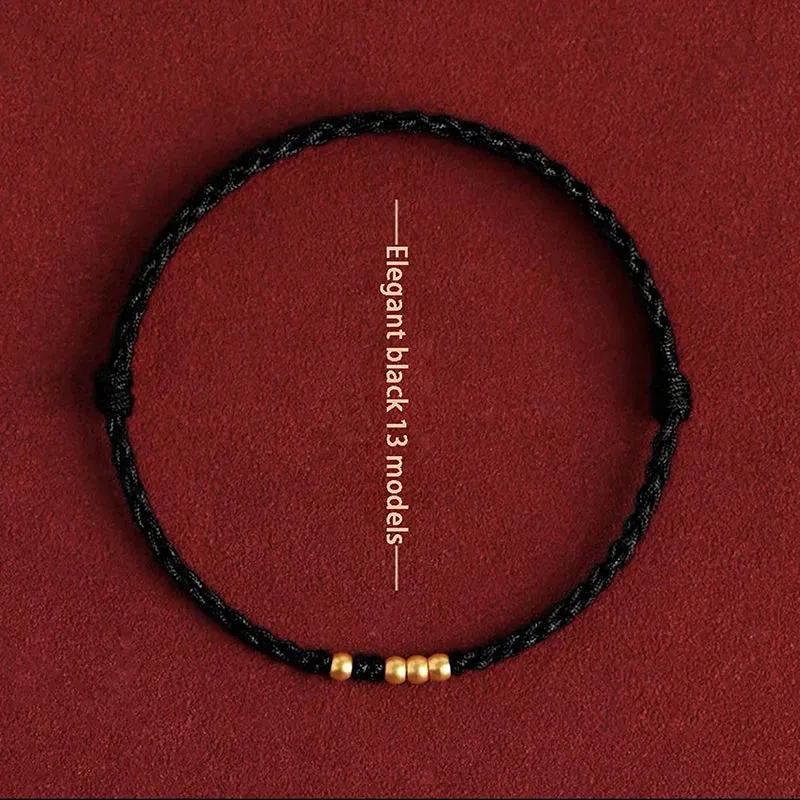 1pcs Handmade Braided Bracelet Colorful Thread Good Luck Charm Rope Bracelet For Women Men Knots Red Rope Woven Bracelets Gift