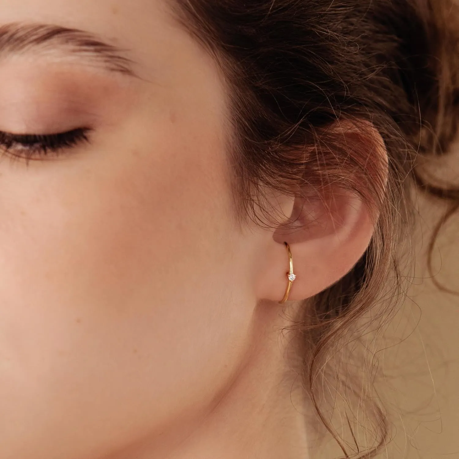 3 Pairs Gold Hoop Earrings Set for Women: Trendy Hypoallergenic Cartilage Stud Earrings for Women Dainty 14k Gold Plated Small Huggie Hoop Stacks Dangle Earring for Womens Jewelry