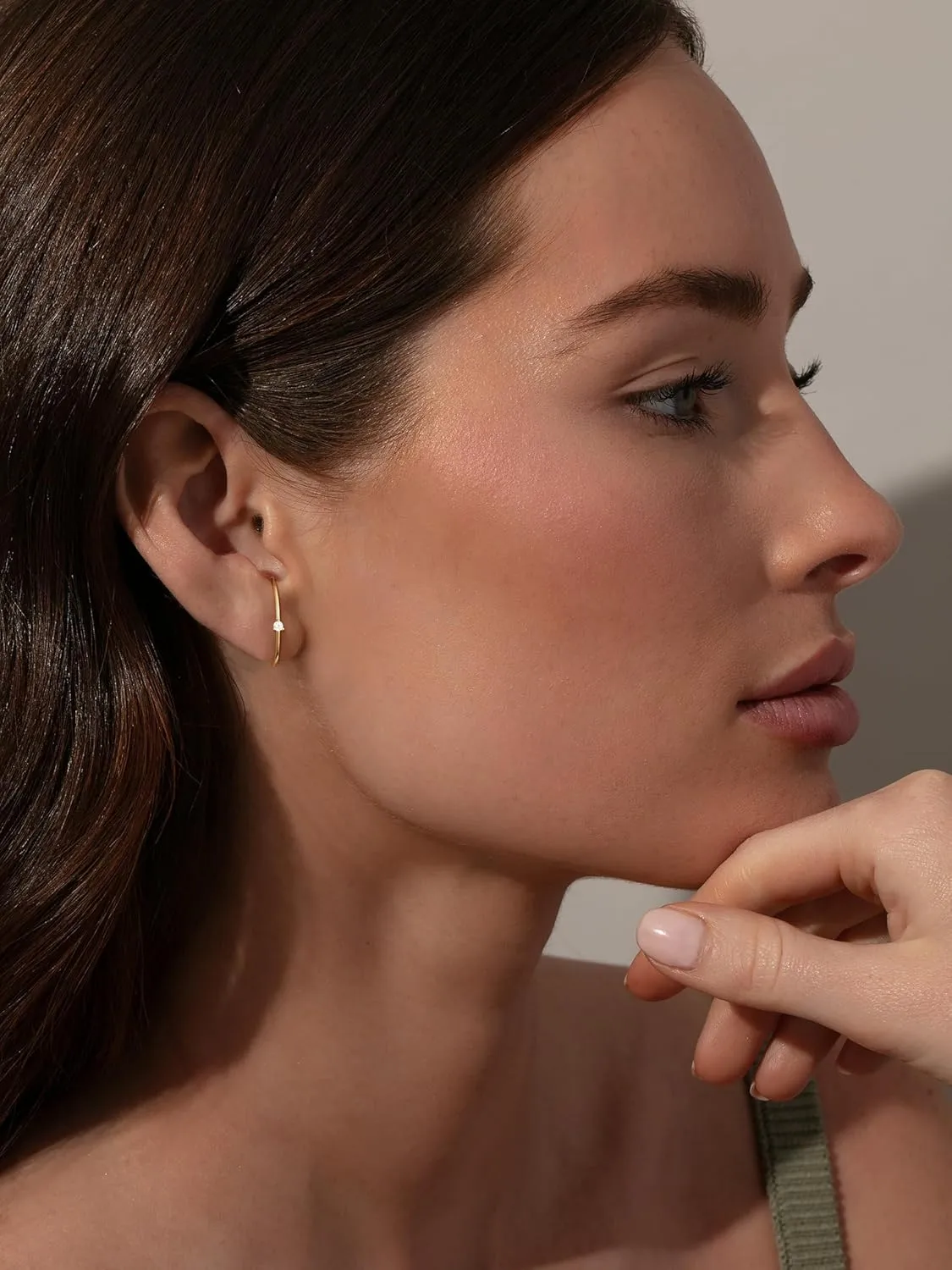 3 Pairs Gold Hoop Earrings Set for Women: Trendy Hypoallergenic Cartilage Stud Earrings for Women Dainty 14k Gold Plated Small Huggie Hoop Stacks Dangle Earring for Womens Jewelry