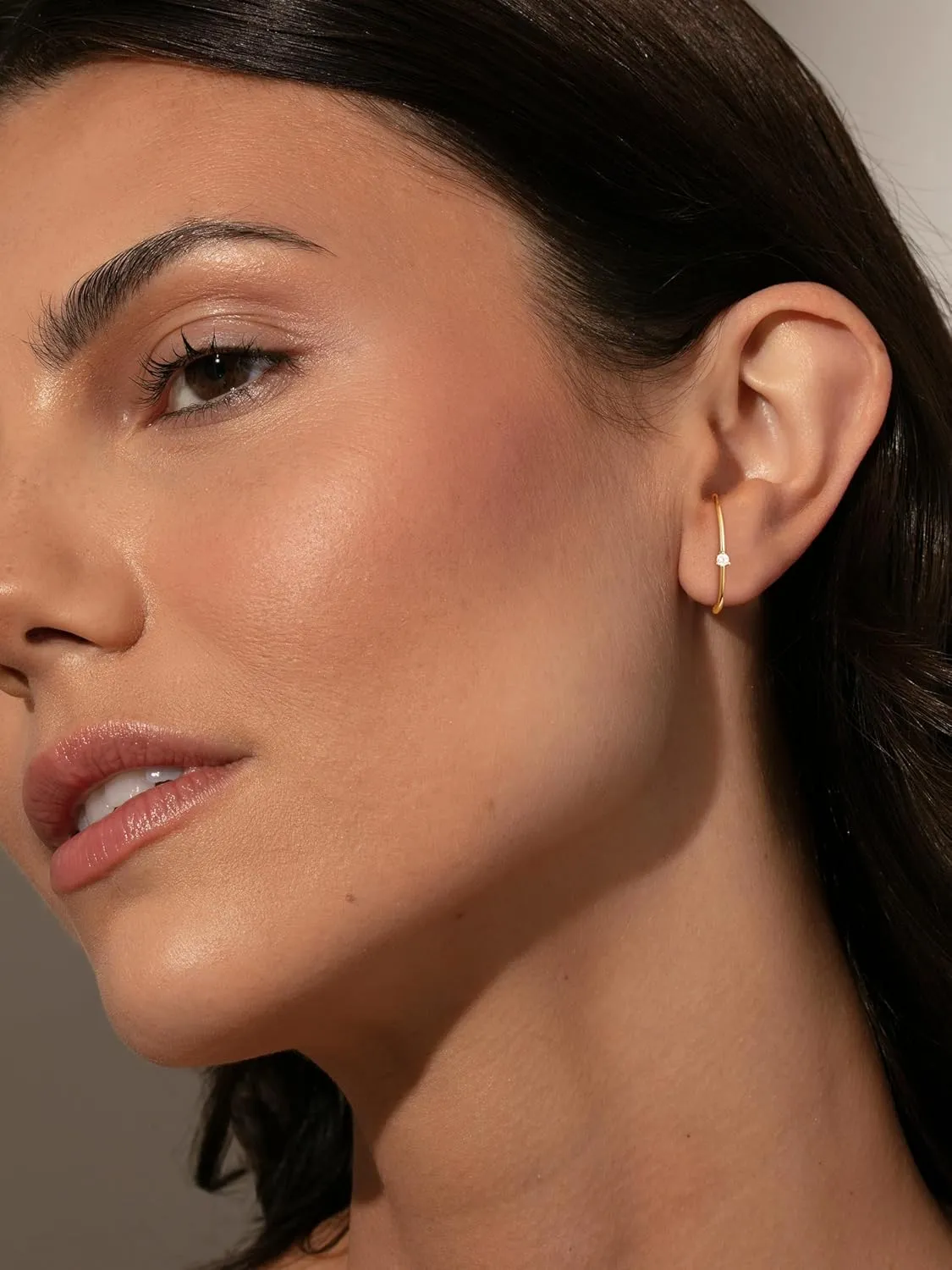 3 Pairs Gold Hoop Earrings Set for Women: Trendy Hypoallergenic Cartilage Stud Earrings for Women Dainty 14k Gold Plated Small Huggie Hoop Stacks Dangle Earring for Womens Jewelry