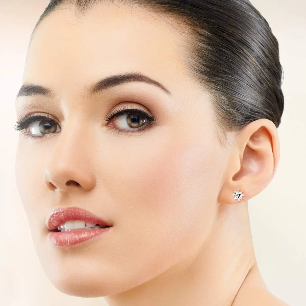 925 Sterling Silver, 24K Yellow or 18K Rose Gold Plated - TINY/SMALL Fashion Studs Earrings - Moon Crescent/Star/Sun/Face