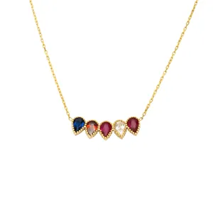 925 Sterling Silver Birthstone Necklace, Birthstone Necklace for Women, Birthstone Necklace for Mom, Mothers Day Gift, Mom Necklace, Grandmother Gift, Gift for Her, Gift for Wife, Christmas Gift
