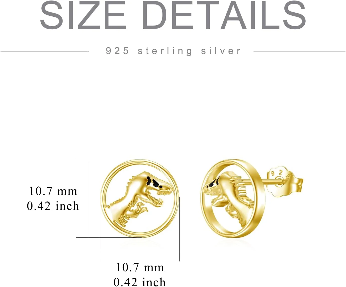 925 Sterling Silver Hypoallergenic Animal Stud Hoop Leverback Earrings Dinosaur/Cow/Frog/Raccoon/Giraffe/Octopus/Corgi Earrings Jewelry Gifts for women