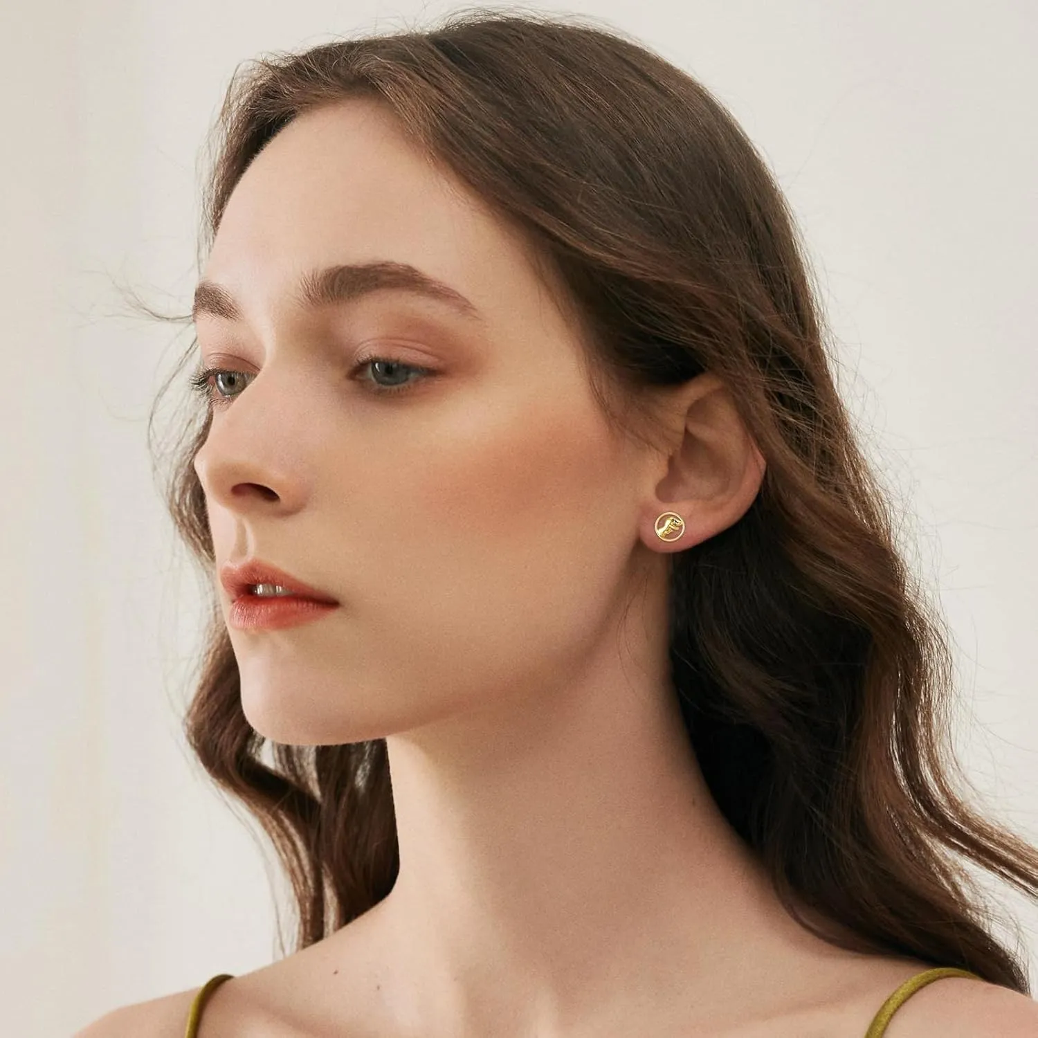 925 Sterling Silver Hypoallergenic Animal Stud Hoop Leverback Earrings Dinosaur/Cow/Frog/Raccoon/Giraffe/Octopus/Corgi Earrings Jewelry Gifts for women