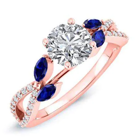 Alba - Round Lab Diamond Engagement Ring (IGI Certified)