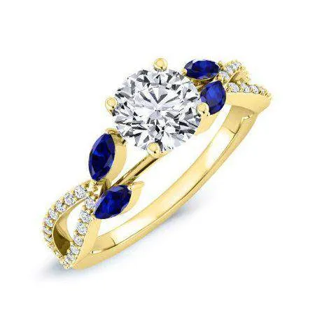 Alba - Round Lab Diamond Engagement Ring (IGI Certified)