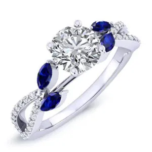 Alba - Round Lab Diamond Engagement Ring (IGI Certified)