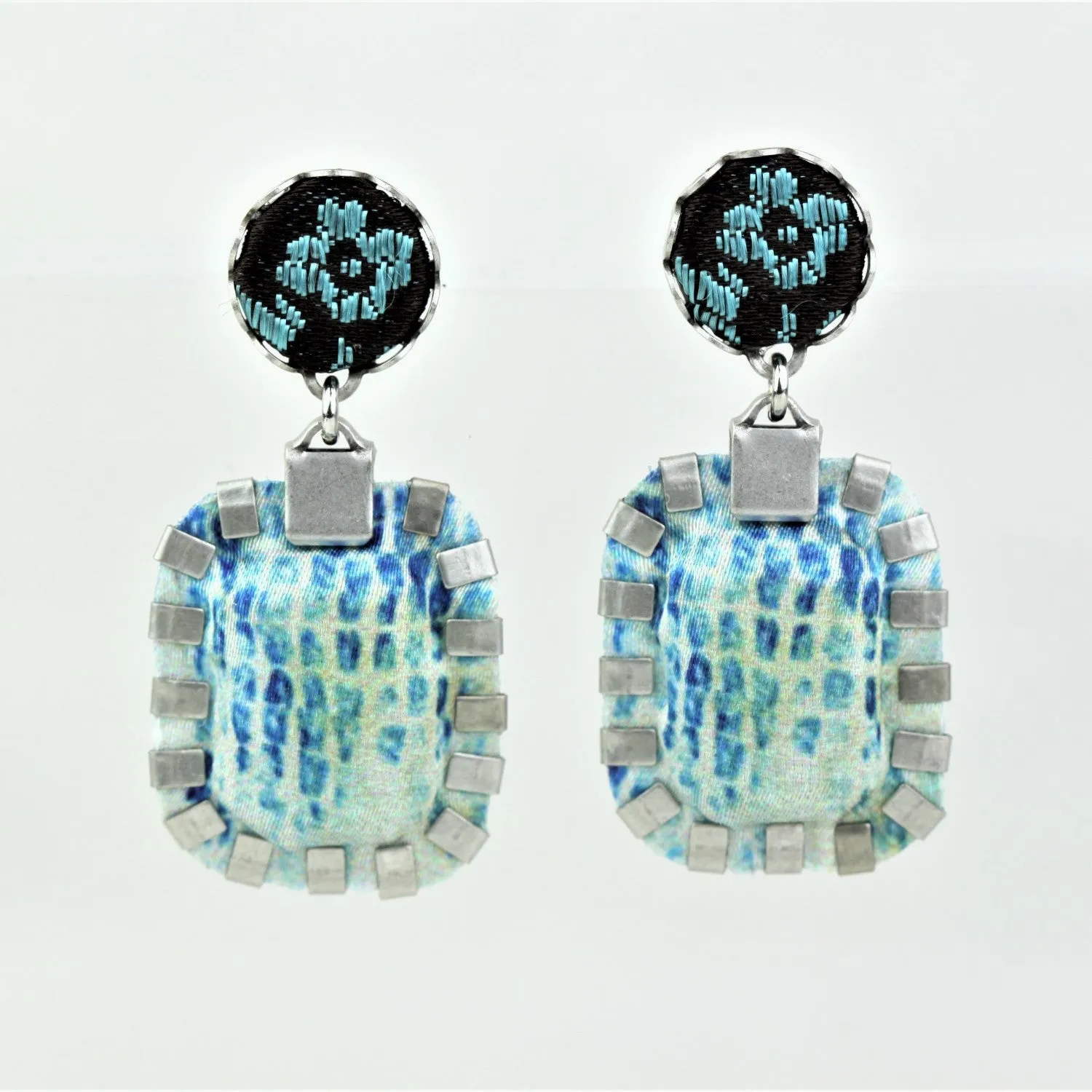 Althaia Blue Space Earrings