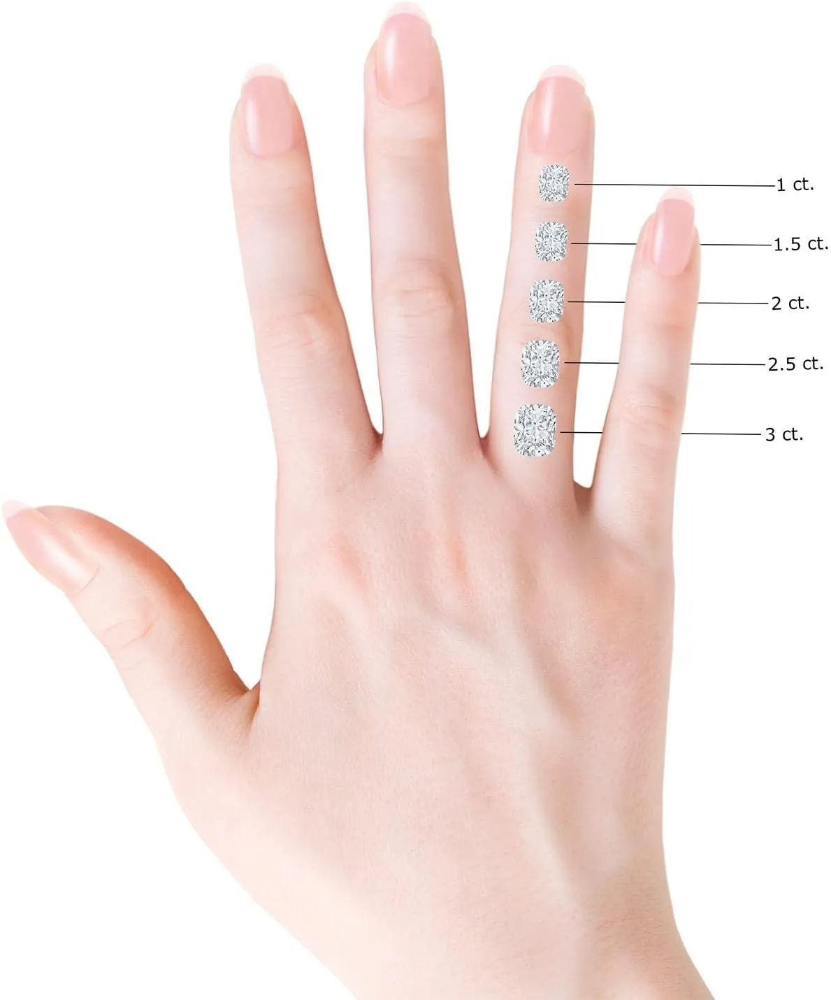 Angara Cushion Rectangular Lab Grown Diamond Halo Double Shank Engagement Ring in 14K Solid Gold/Platinum | April Birthstone, Birthday, Anniversary, Wedding Jewelry Gift for Women
