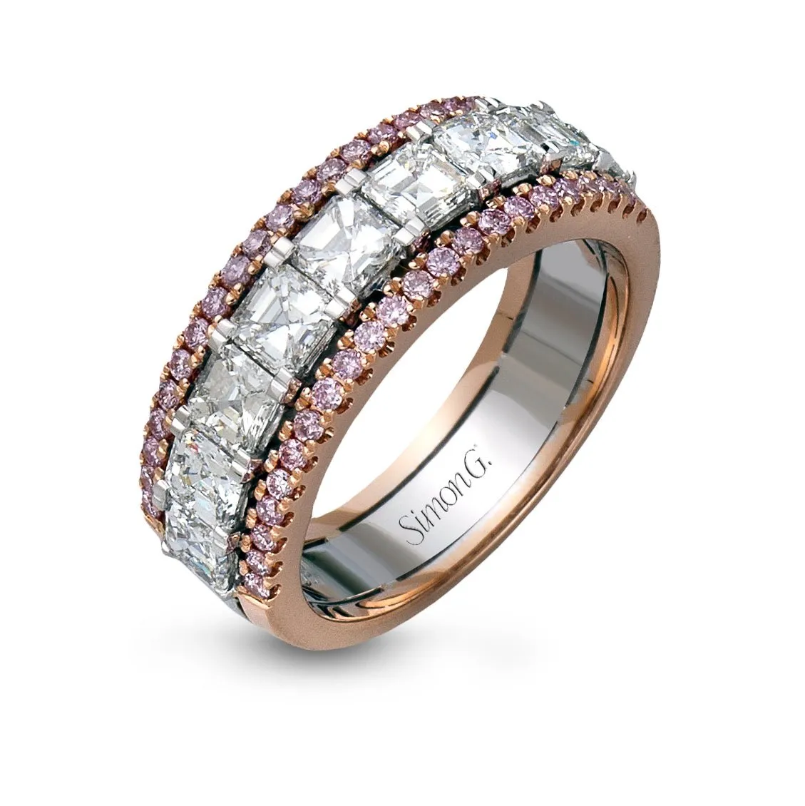 Anniversary Ring In 18k Gold With Diamonds