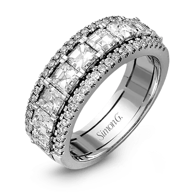 Anniversary Ring In 18k Gold With Diamonds