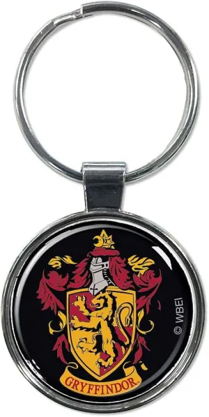 Ata-Boy Harry Potter Gryffindor Crest 1.5" Fob Keychain for Keys, Backpack Pulls and More