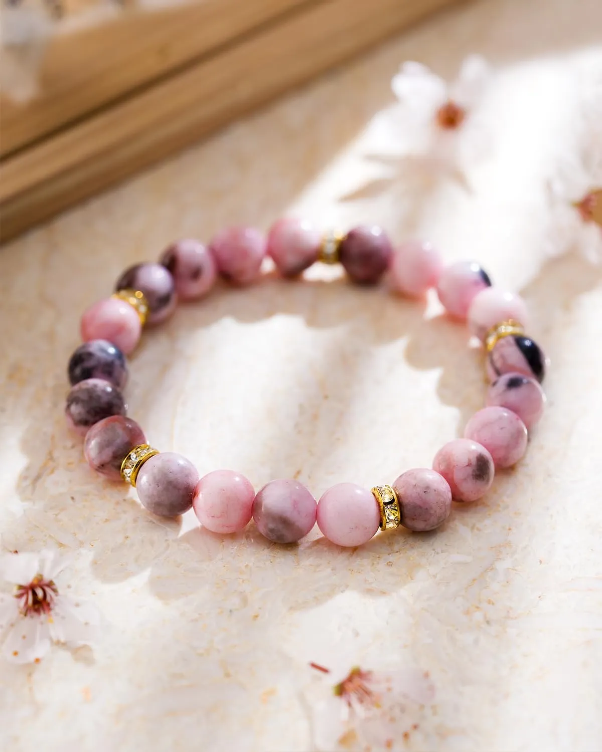 Beaded Bracelets for Women, Healing Anxiety Relief Crystal Chakra Bead Bracelet, Stress Relief Stretch Bracelet Birthday Gifts For Women