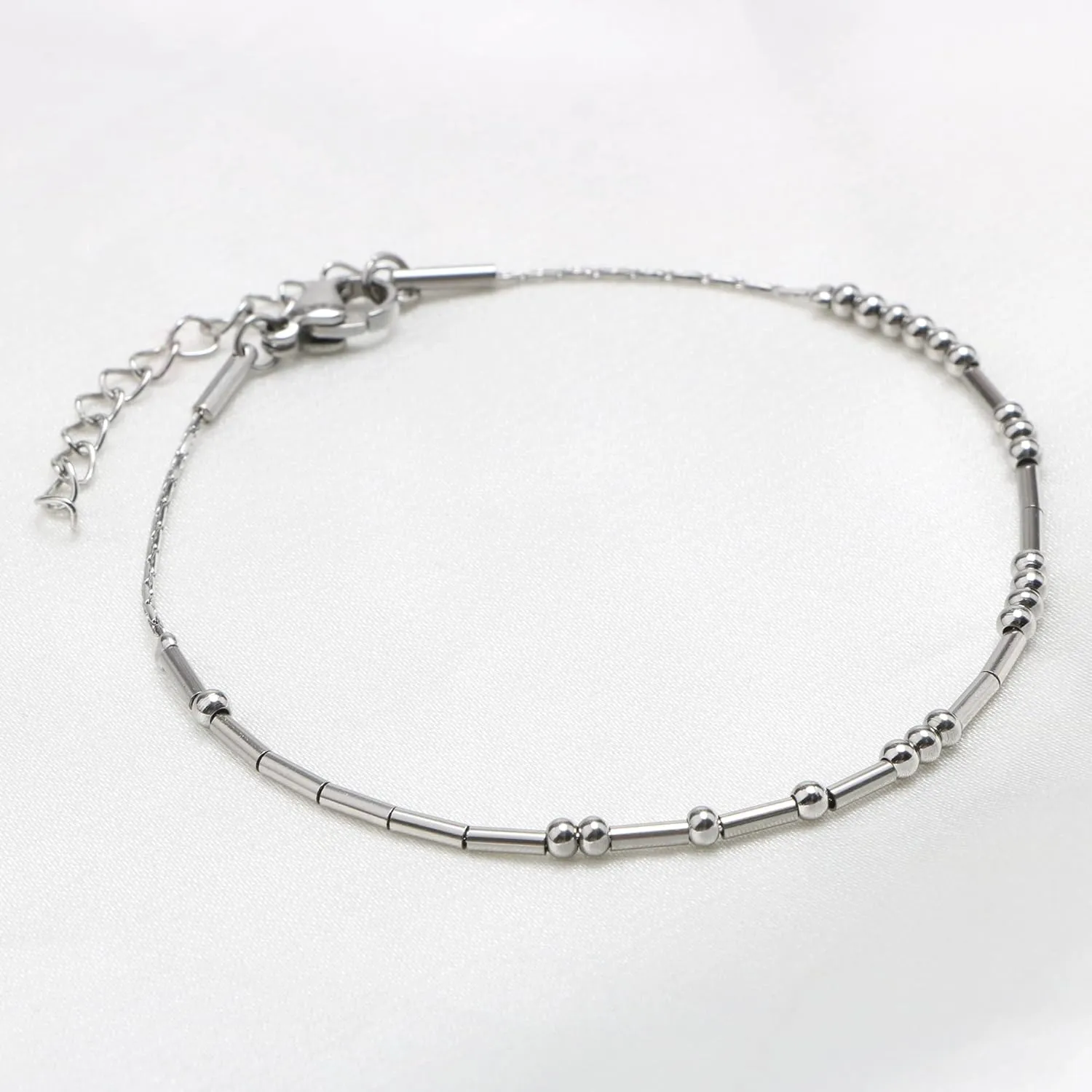 Best Friend Birthday Gifts Morse Code Bracelets For Women Mothers Day Birthday Christmas Gifts For Sister Daughter Grandmother Stainless Steel Jewelry Friendships Inspirational Gifts For Women