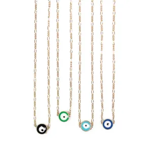Bloom Jewelry Evil Eye Figaro Necklaces