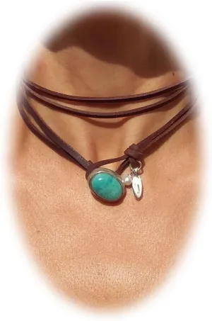 Boho Necklace for Women Layered Turquoise Necklace Long Y shape Western Necklaces For Country Concert Beach Jewelry Gift (A1)