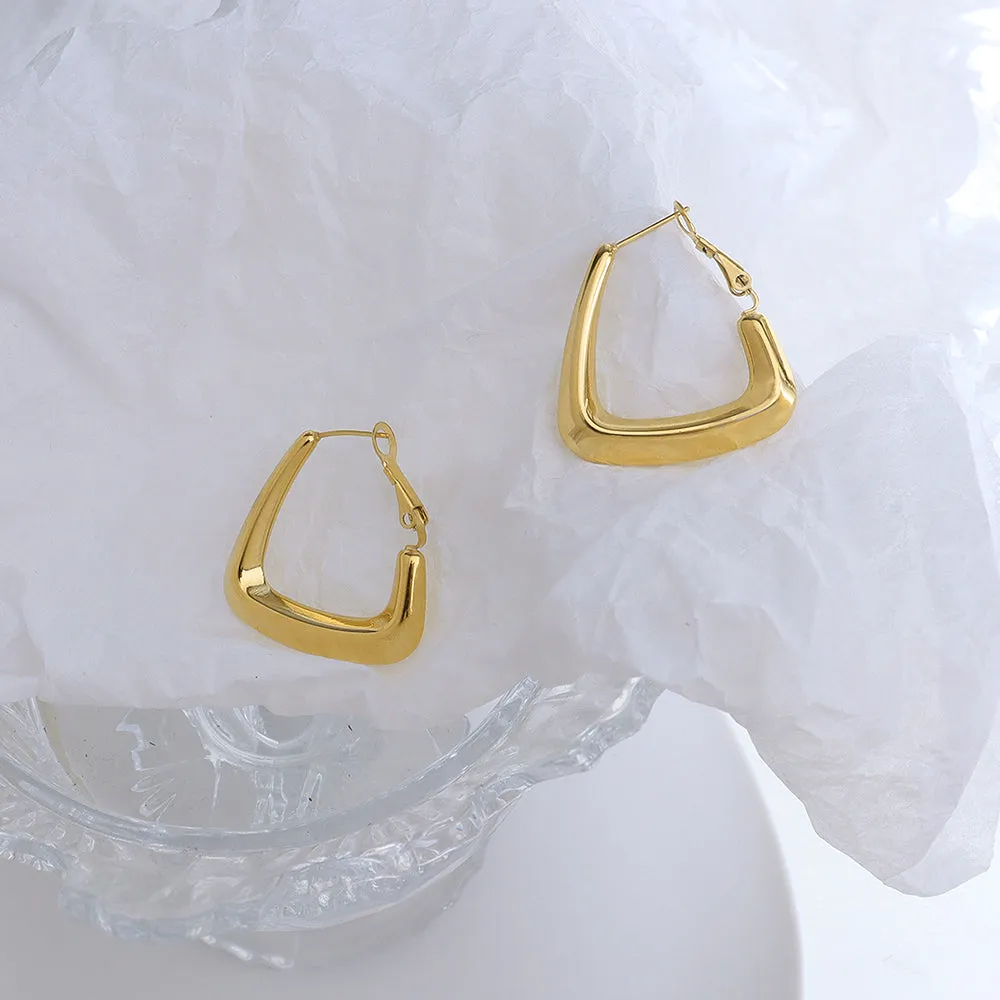 Boxed 2 Pairs of Kendra Elsa Earrings Set in Gold