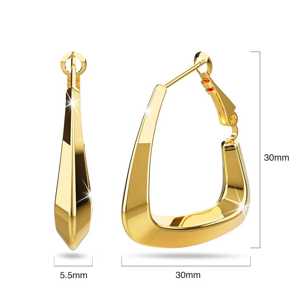 Boxed 2 Pairs of Kendra Elsa Earrings Set in Gold