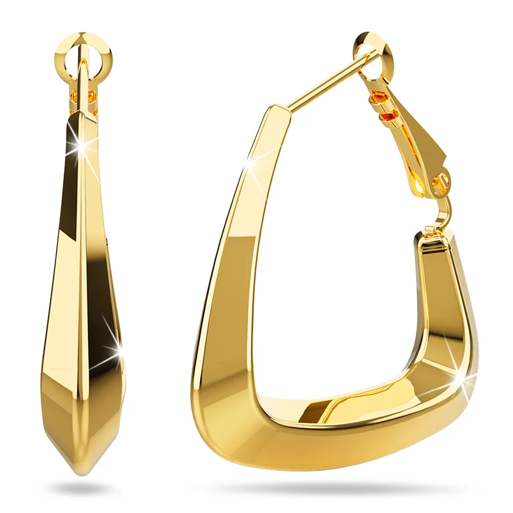 Boxed 2 Pairs of Kendra Elsa Earrings Set in Gold