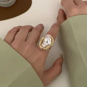 Cala Adjustable Pearl Ring