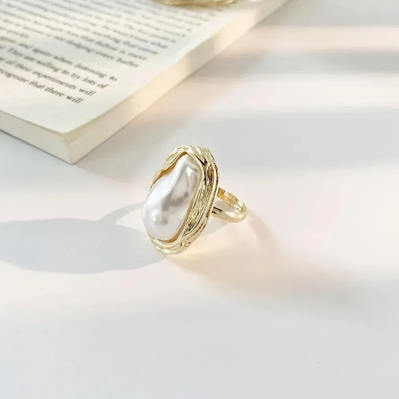 Cala Adjustable Pearl Ring