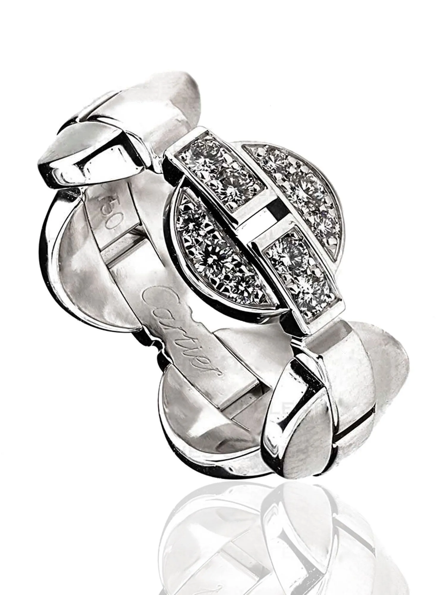 Cartier Himalia Diamond White Gold Ring