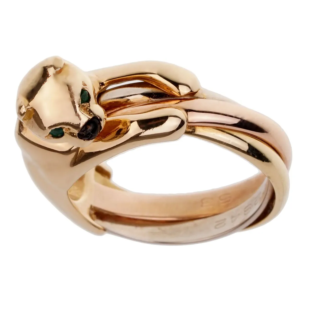 Cartier Panthere Trinity Yellow Gold Ring