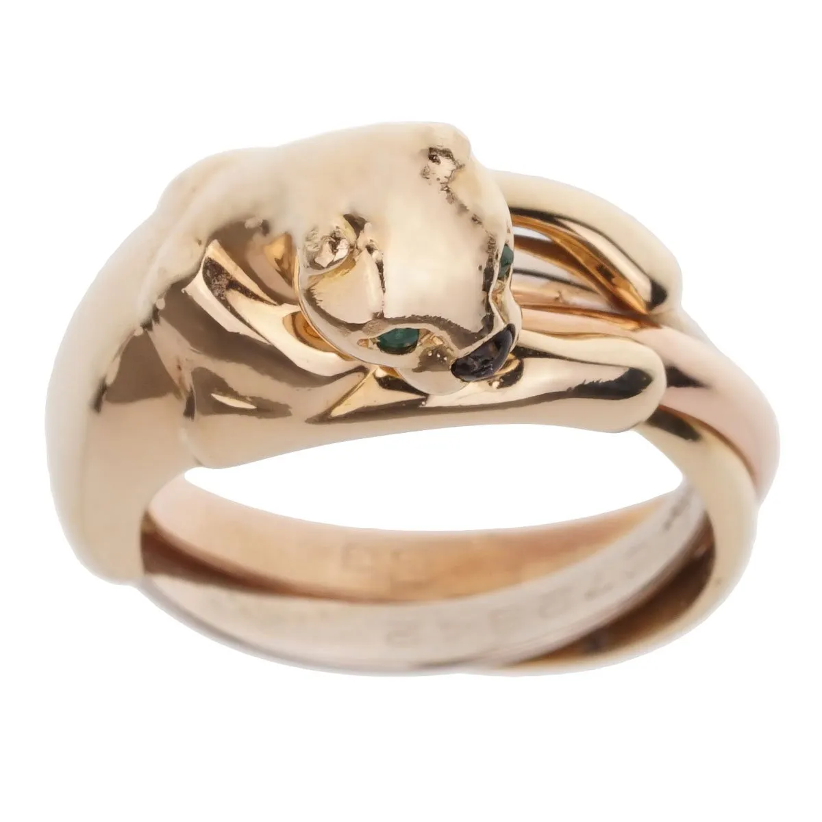 Cartier Panthere Trinity Yellow Gold Ring