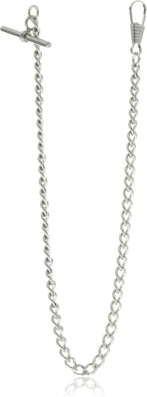 Charles-Hubert, Paris 3910-W T-Bar Pocket Watch Chain