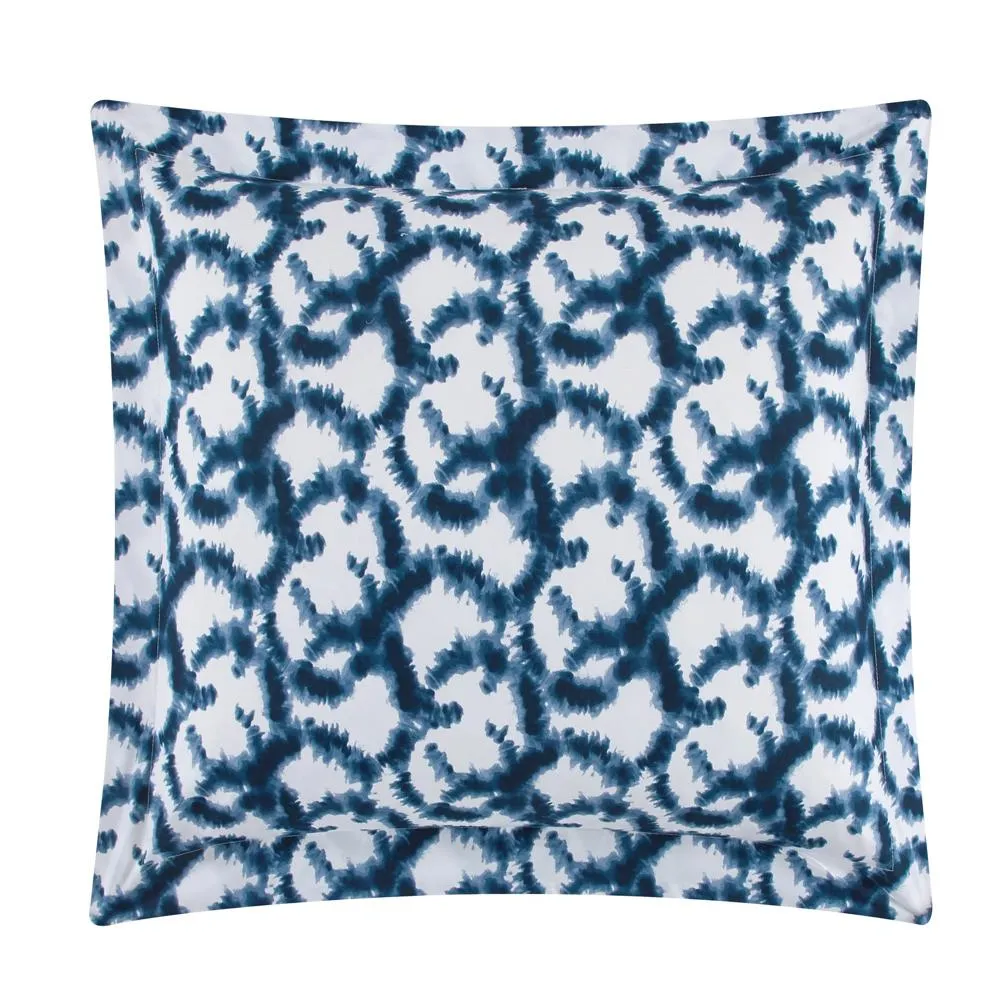 Chic Home Chrisley Duvet Cover Set Contemporary Watercolor Overlapping Rings Pattern Print Design Bed In A Bag Bedding - Sheets Pillowcases Pillow Sham Included - 5 Piece - Twin 68x90", Navy