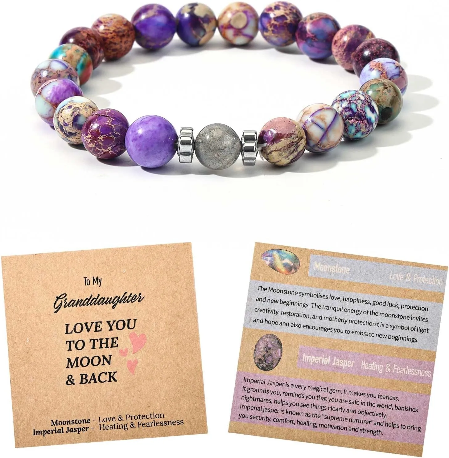 Christian Cross Bracelet for Girls  Adjustable Religious Gift with Blessing Card  Baptism, Confirmation, First Communion Present for Teen Girls, Daughter, Granddaughter