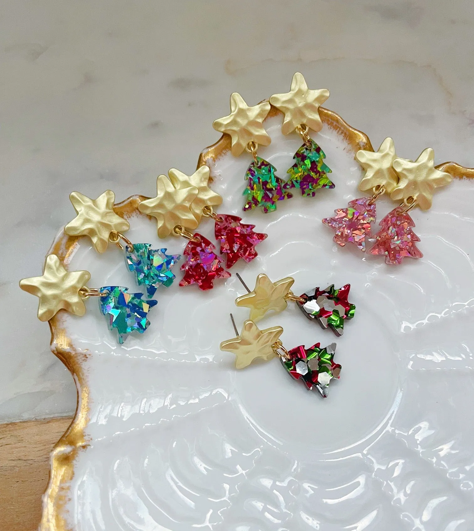 Christmas Tree Earrings