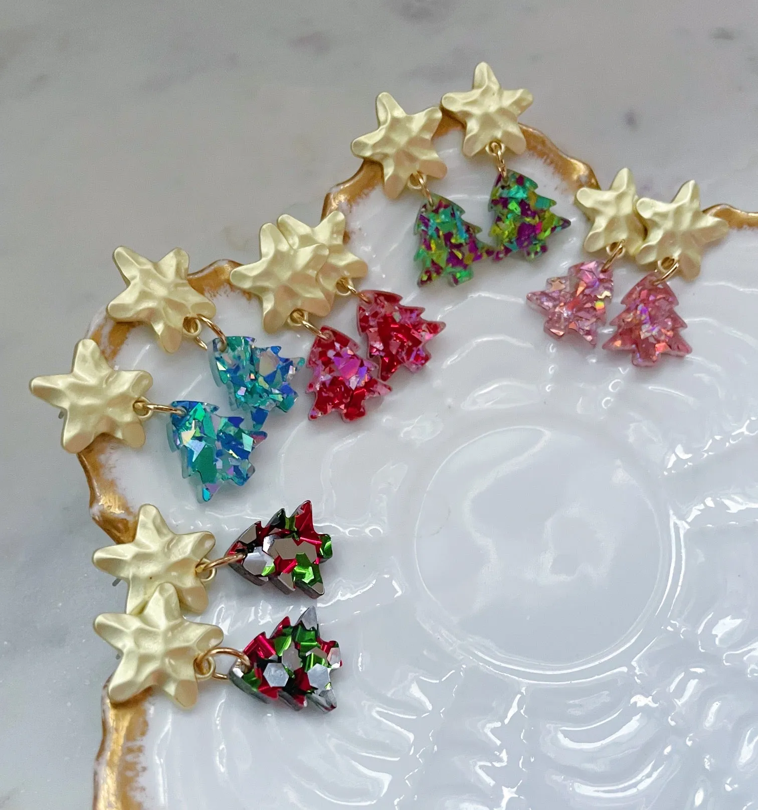 Christmas Tree Earrings