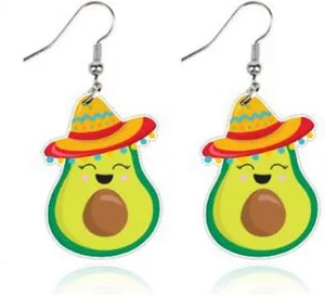 Cinco De Mayo Earrings Mexican Earrings for Women Fiesta Earrings Funny Rainbow Horse Pepper Racket Earrings Mexican Jewelry Mexican Festival Fiesta Party Jewelry Gifts