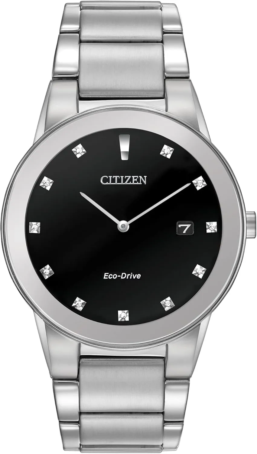 Citizen Eco-Drive Axiom Mens Watch, Stainless Steel