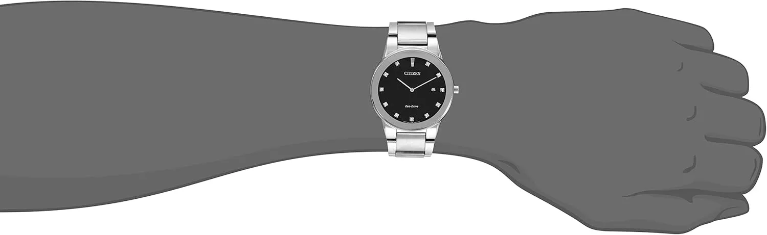 Citizen Eco-Drive Axiom Mens Watch, Stainless Steel
