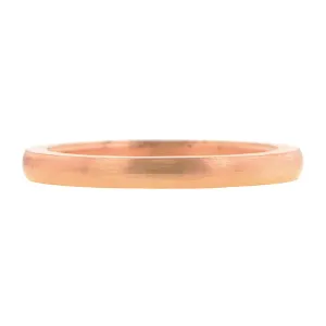 Comfort Fit Wedding Band Ring, 2mm 18kp