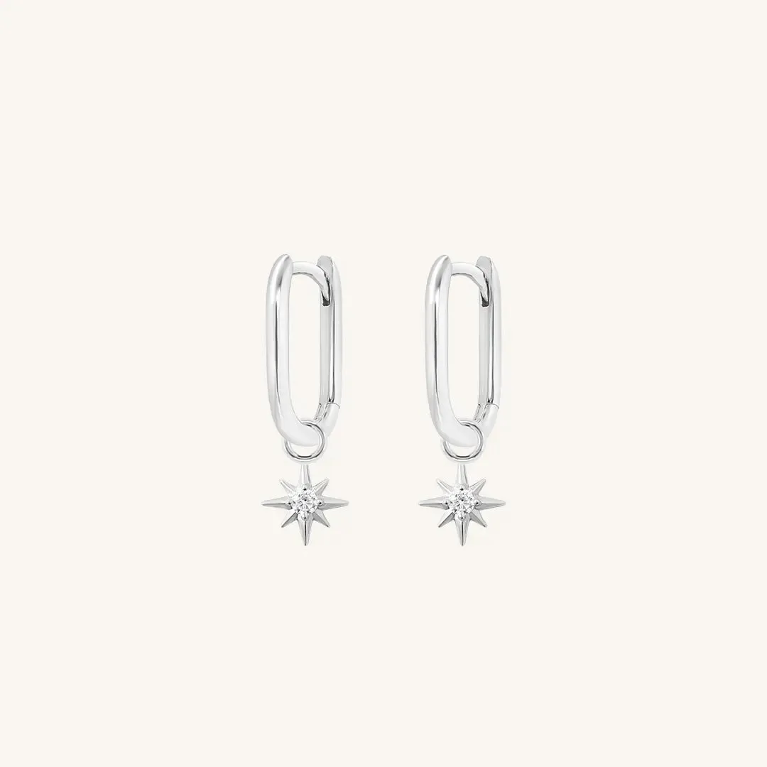 Contentment Star Marley Hoops