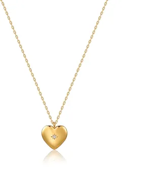 Cowlyn Love Heart Necklaces Pendant Pearl Chain 14K Gold Plated Double Layered Choker June Rose Flower Bar Disc Pendant Mother's day Valentine Women Girls Handmade Mom Jewelry