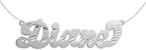 Custom Name Necklace - Personalized Name Necklace - Handcrafted Designer Sterling Silver Name - Name Jewelry - Made in USA