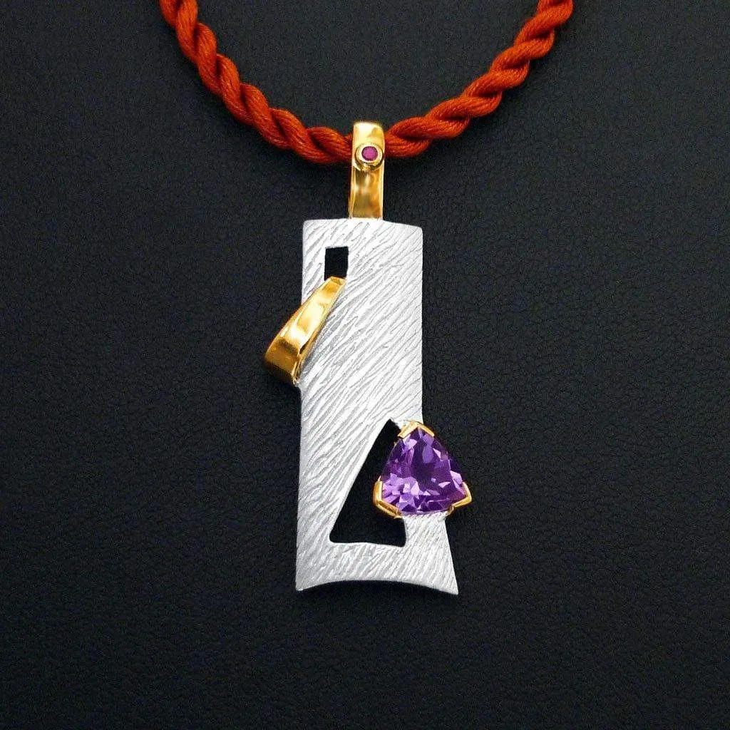 Dancing Sterling Silver Pendant