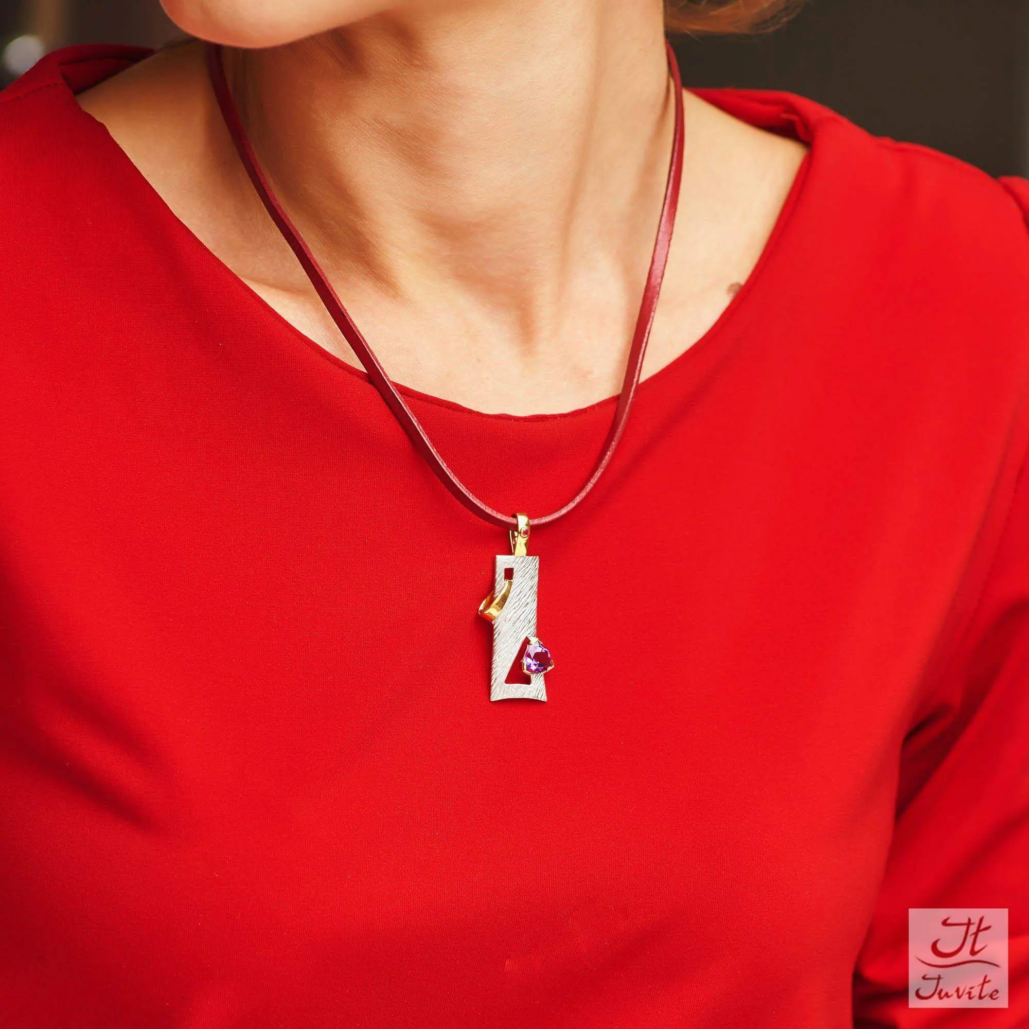 Dancing Sterling Silver Pendant